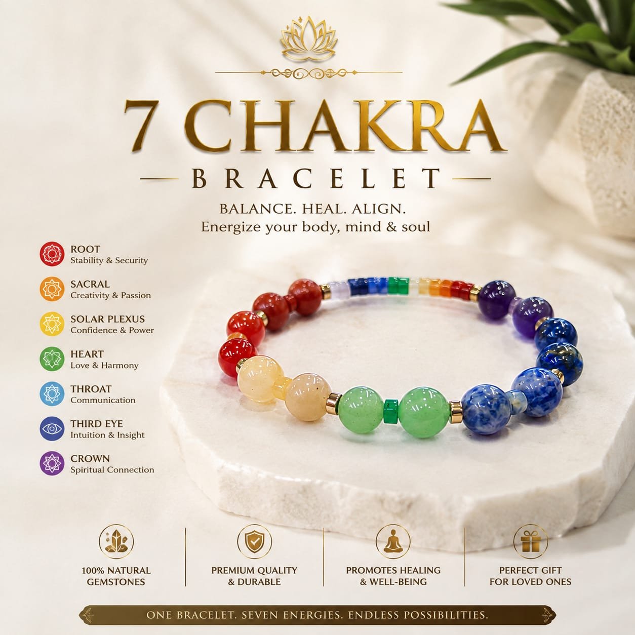 Stress & Emotional balancing braslet best selling product Mystic Natshatra - Image 9