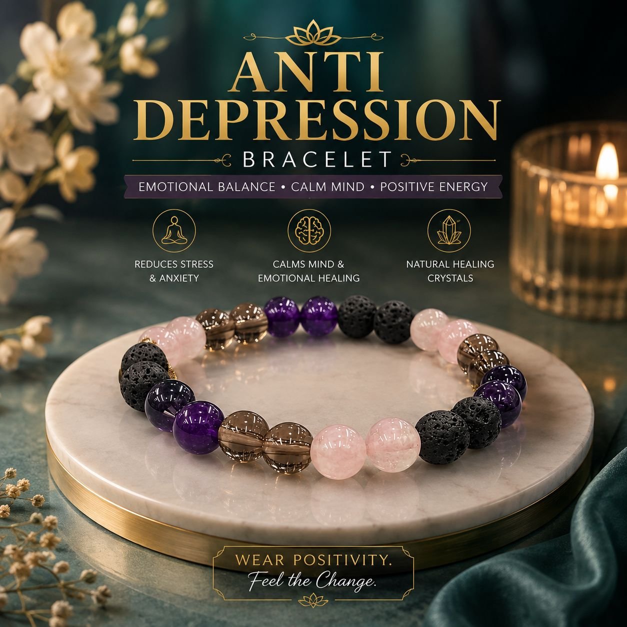 Stress & Emotional balancing braslet best selling product Mystic Natshatra - Image 10